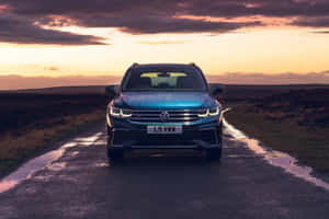 Volkswagen Tiguan Dusk Drive Wallpaper