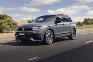 Volkswagen Tiguan On The Road Wallpaper