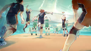 Volleyball Game Haikyuu Hd Wallpaper