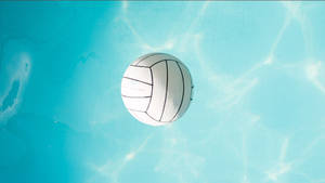 Volleyball On Swimming Pool Wallpaper