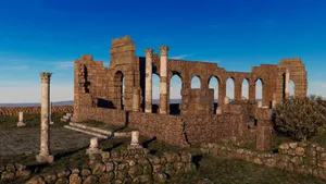 Volubilis Afternoon Blue Skies Wallpaper