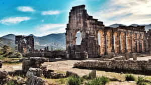 Volubilis Beautiful Ruins Wallpaper