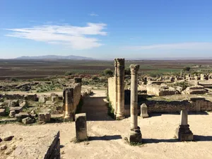 Volubilis Flat Scenery Wallpaper