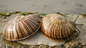 Volute Snails Sideby Side Wallpaper