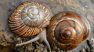 Volute Snailsin Natural Habitat Wallpaper