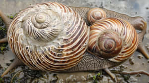 Volute Snailsin Natural Habitat.jpg Wallpaper