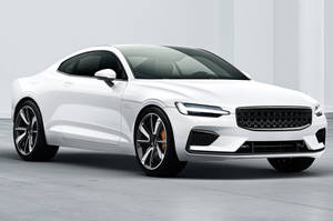 Volvo Polestar 1 White Aesthetic Wallpaper