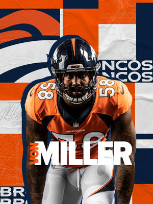 Von Miller Abstract Collage Wallpaper