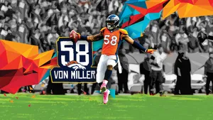 Von Miller Geometric Abstract Wallpaper