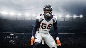 Von Miller Stadium Art Wallpaper