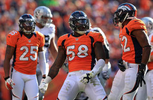 Von Miller Tackle Victory Wallpaper