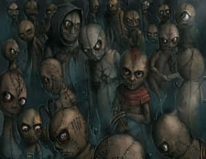 Voodoo Priest With Skull Mask Wallpaper