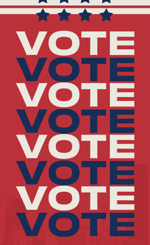 Voters Casting Ballots On Election Day Wallpaper