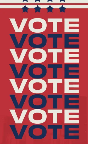 Voters Casting Ballots On Election Day Wallpaper