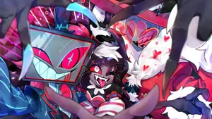 Vox And Hazbin Hotel Characters Wallpaper