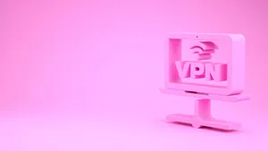 Vpn In A Pink Background Wallpaper