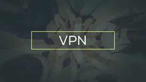 Vpn Logo In White Font Wallpaper