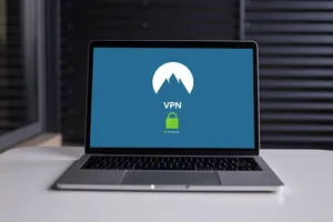 Vpn Nord Logo In Blue Wallpaper