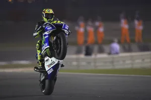 Vr46 Doing A Wheelie Wallpaper