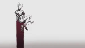 Vulgar Red Art [wallpaper] Wallpaper