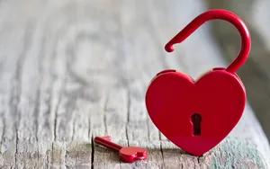 Vulnerable Heart Lock Wallpaper