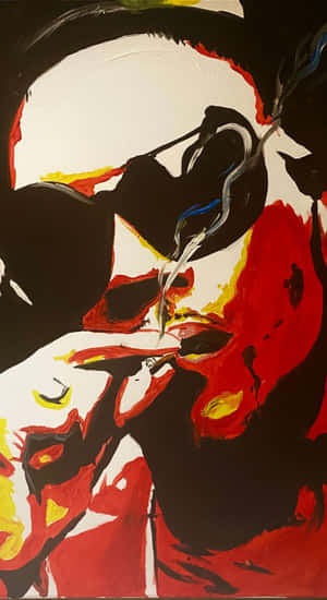 Vybz Kartel Artistic Portrait Wallpaper