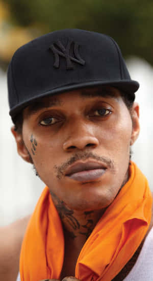 Vybz Kartel Iconic Style Wallpaper