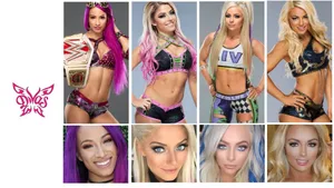 W W E Divas Collage Wallpaper