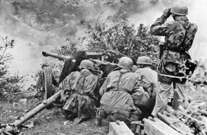 W W I I Artillery Crewin Action Wallpaper