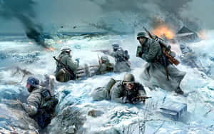 W W2 Battlefieldin Winter Wallpaper