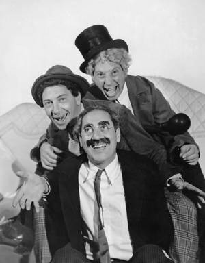 Wacky Antics Of The Marx Brothers Wallpaper