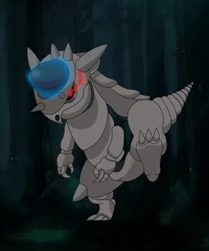 Waddling Rampardos Wallpaper