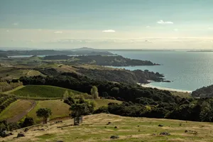 Waiheke Island Coastal View New Zealand Wallpaper