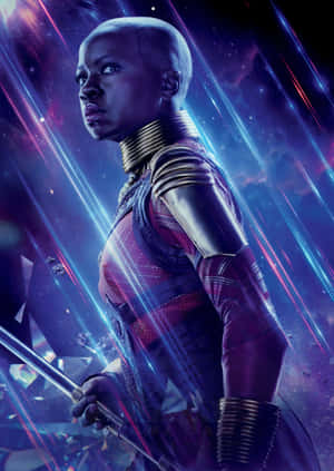 Wakanda's Powerful Warrior - Okoye Wallpaper