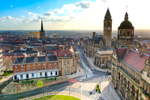 Wakefield Skyline United Kingdom Wallpaper