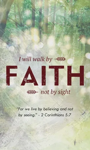 Walk By Faith Bible Verse Inspiration Wallpaper