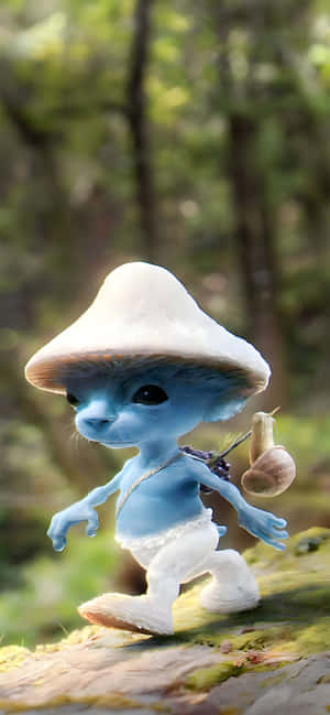 Walking Smurf Forest Adventure.jpg Wallpaper