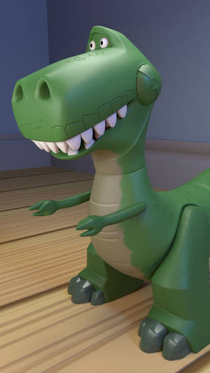 Walking Toy Story Rex Wallpaper