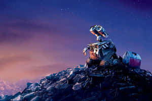 Wall E Starry Night Wallpaper