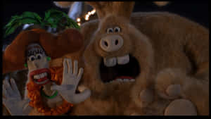 Wallace & Gromit The Curse Of The Were-rabbit Lady Campanula Wallpaper