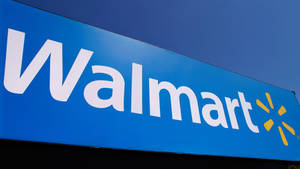 Walmart Building Signage Wallpaper