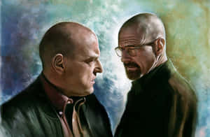 Walter White Dual Personality Artwork Wallpaper