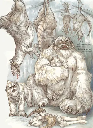 Wampa - An Intimidating Ice Creature From The Star Wars Universe Wallpaper