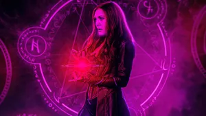 Wanda Maximoff Purple Tint Wallpaper