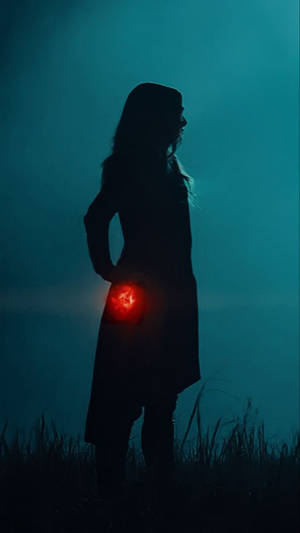 Wanda Maximoff Silhouette Wallpaper