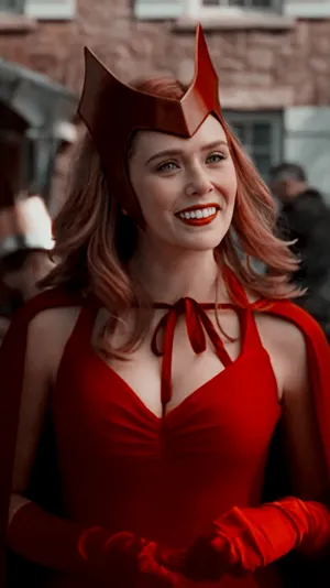 Wanda Maximoff Smiling Wallpaper