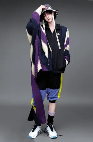 Wang Yibo Super Elle Shoot Wallpaper