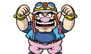 Wario Laughing In Action Wallpaper