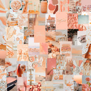 Warm_ Aesthetic_ Collage Wallpaper