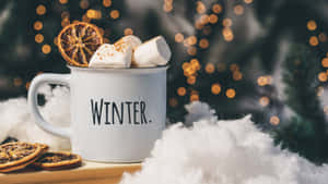 Warm And Inviting Hot Chocolate Mug Wallpaper